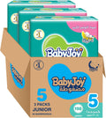 BabyJoy Size 5 Regular Diapers Junior 14-25 Kg Pack of 3 198 Diapers