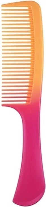 Killys Colorful Hair Comb With Handle Orange 21 cm