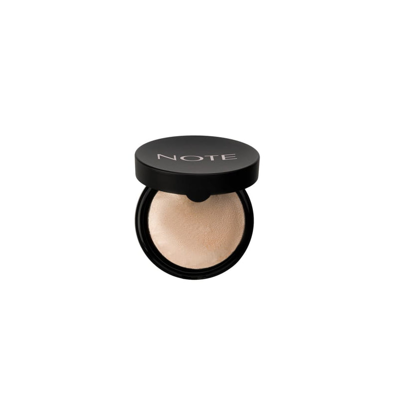 Note Baked Highlighter Iridescent Pearlescent Finish Shade 01 10 g