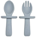 Pippeta My 1st Spoon & Fork Baby Cutlery Set Sea Salt