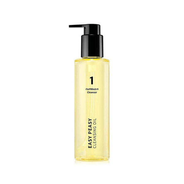 numbuzin No. 1 Easy Peasy Cleansing Oil Light Formula Corn & Macadamia Oils 200 ml
