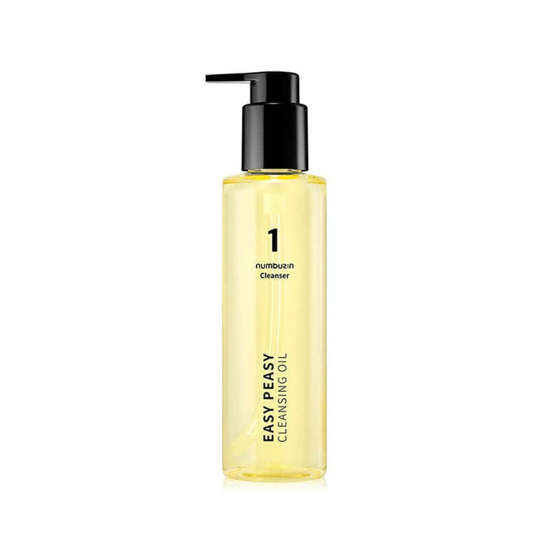 numbuzin No. 1 Easy Peasy Cleansing Oil Light Formula Corn & Macadamia Oils 200 ml