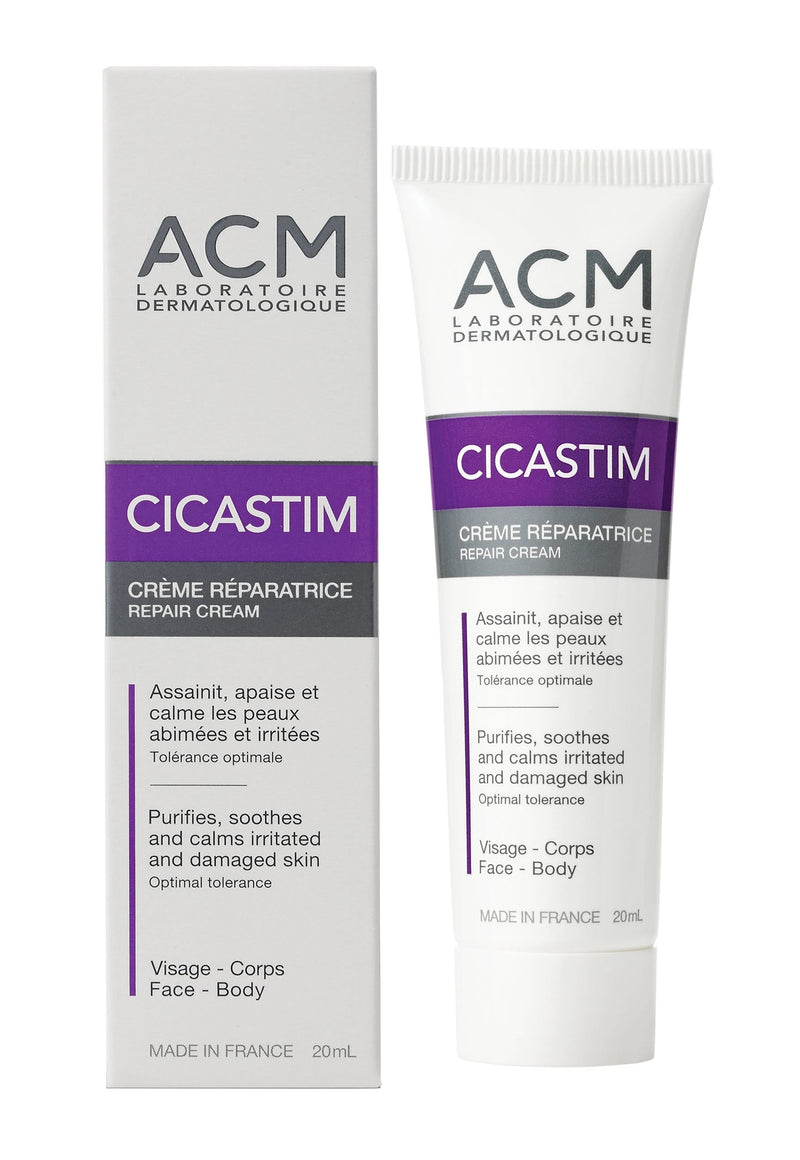 ACM Cicastim Repair Cream Soothing Moisturizing Cream with Allantoin and Vitamin E, 20ml