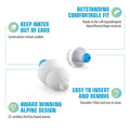 Alpine Swimsafe Swimming Earplugs, 1 Pair