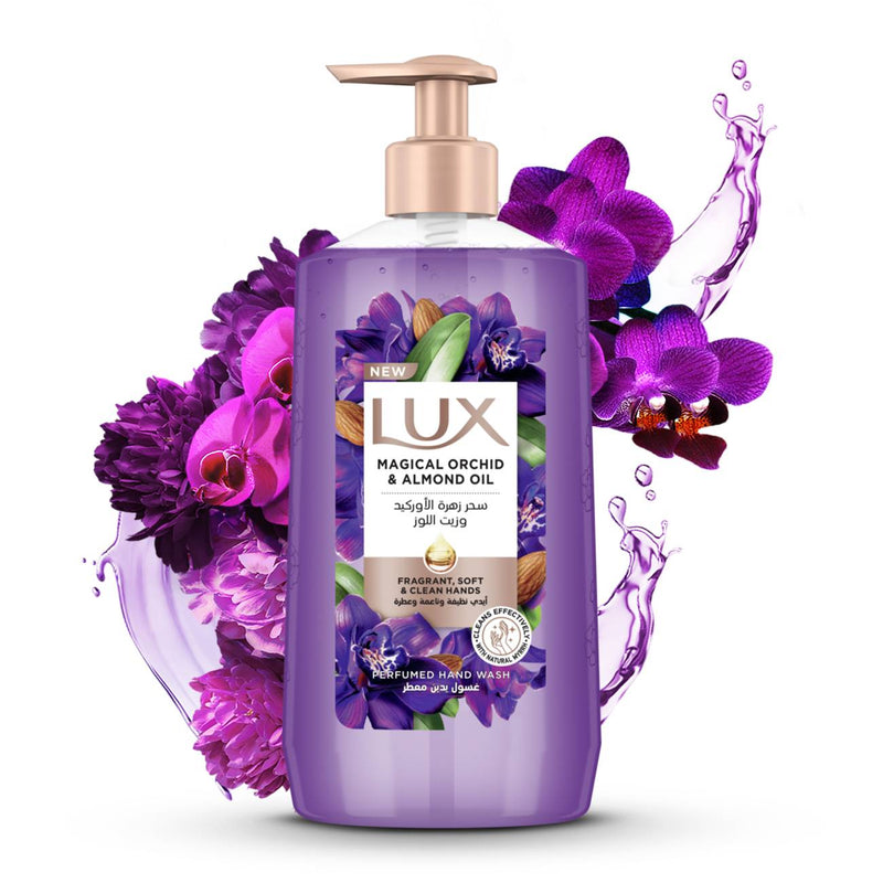 LUX Magical Orchid Perfumed Liquid Hand Wash with Almond Oil and Glycerin, 500ml