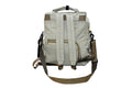 Elphybaby Carry All Nappy Bag Backpack Handbag Waterproof Canvas White