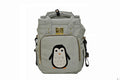 Elphybaby Carry All Nappy Bag Backpack Handbag Waterproof Canvas White