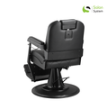 System Salon Chair Model 88091 Black Adjustable Barber Chair
