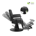 System Salon Chair Model 88091 Black Adjustable Barber Chair