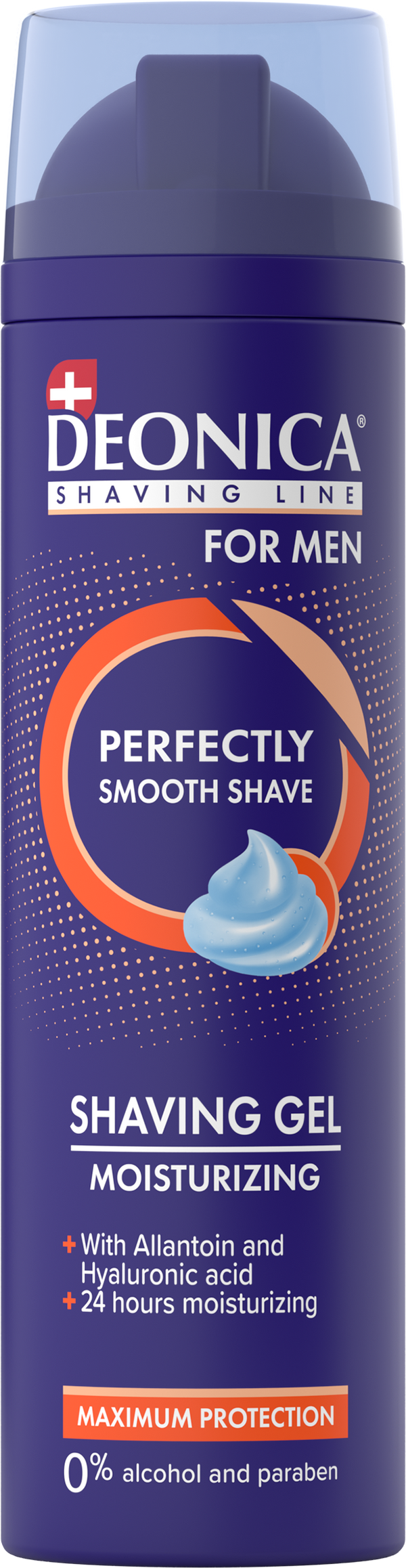 Deonica For Men Hydrating Shaving Gel Allantoin Hyaluronic Acid 200 ml