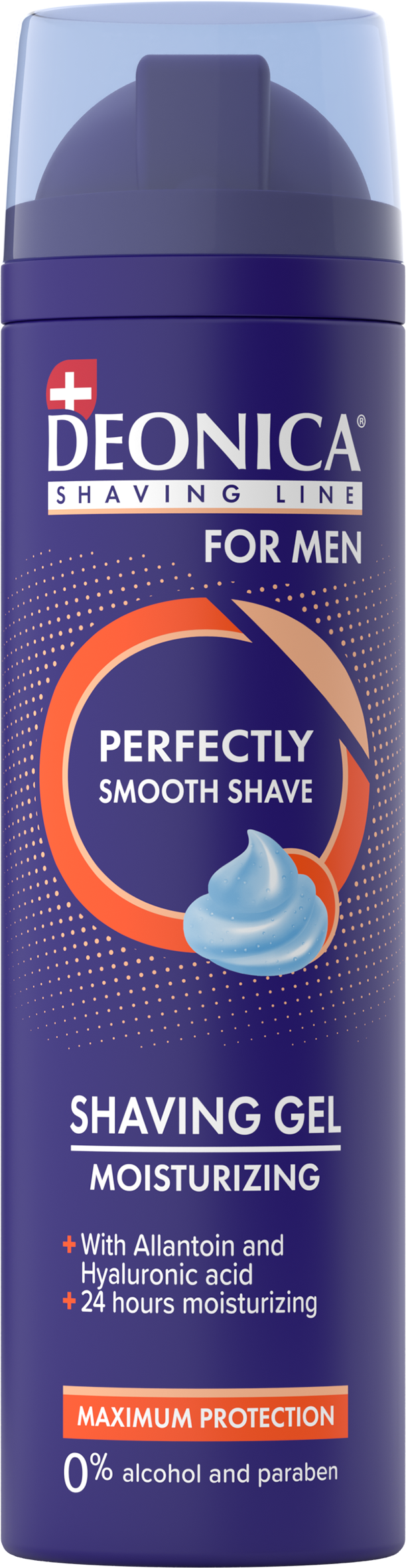 Deonica For Men Hydrating Shaving Gel Allantoin Hyaluronic Acid 200 ml