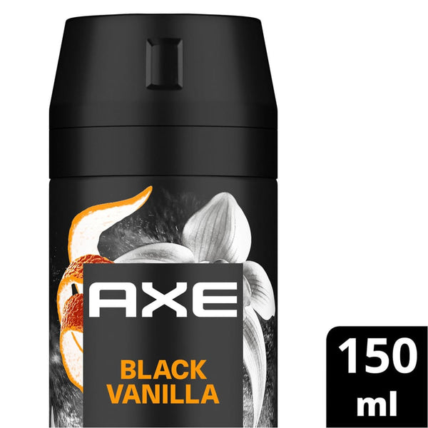 AXE Aero Black Vanilla Deodorant Spray 150 ml with Orange and Sandalwood