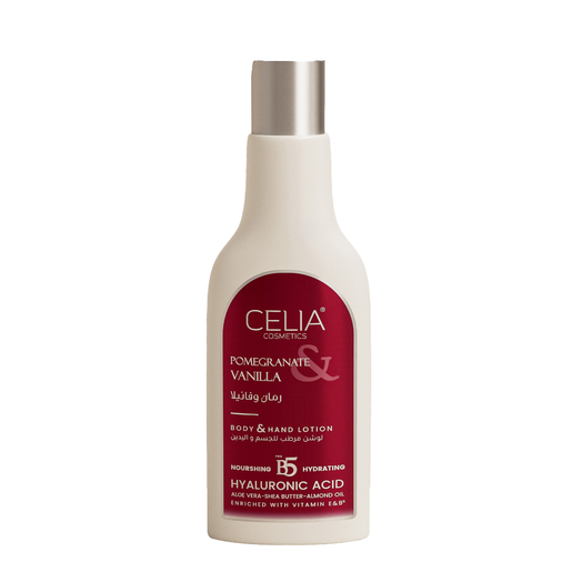 Celia Pomegranate and Vanilla Body and Hand Lotion 200ml