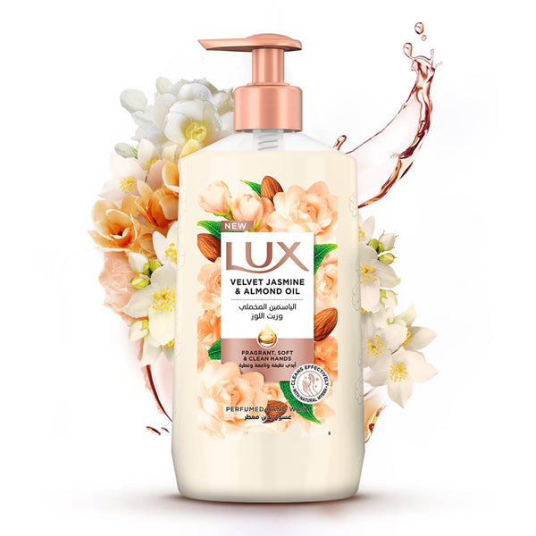 LUX Velvet Jasmine Perfumed Liquid Hand Wash Almond Oil Glycerin 500ml