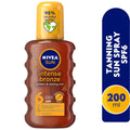 NIVEA Sun Intense Bronze Tanning Oil Spray SPF 6 Vitamin E Jojoba Oil 200 ml