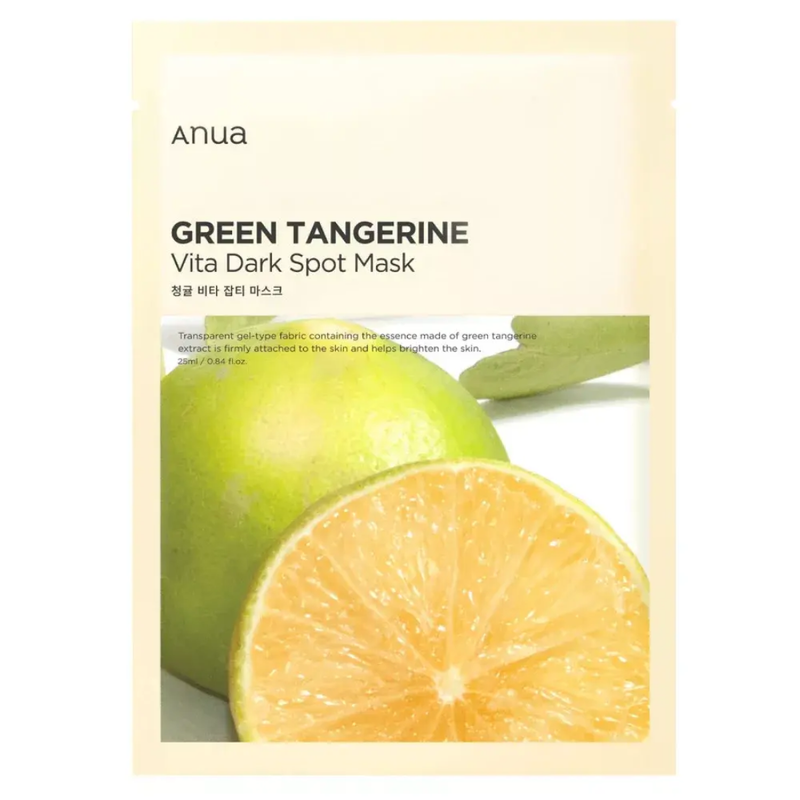Anua Green Lemon Vita C Blemish Serum Sheet Mask Vitamin C Brightening