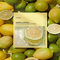 Anua Green Lemon Vita C Blemish Serum Sheet Mask Vitamin C Brightening
