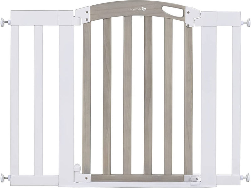 Summer Infant Chatham Post Safety Gate Gray Wood Wash, 30-Inch Tall