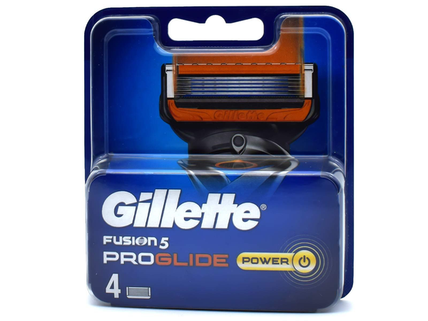 Gillette Fusion ProGlide Power Razor Blade Refills 5-Blade FlexBall Technology 4 Pieces