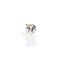 Studex S885STX Stud Earrings, White Zircon Stones, 24K Gold-Plated Grip, 316 Surgical Stainless Steel, 1 Pair