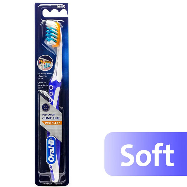 Oral-B Pro-Expert Pro-Flex Soft Toothbrush with CrissCross Bristles, 1 Count