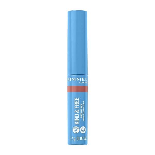 Rimmel Kind & Free Tinted Lip Balm Cream Sheer Dewy Color 002 Natural Apricot