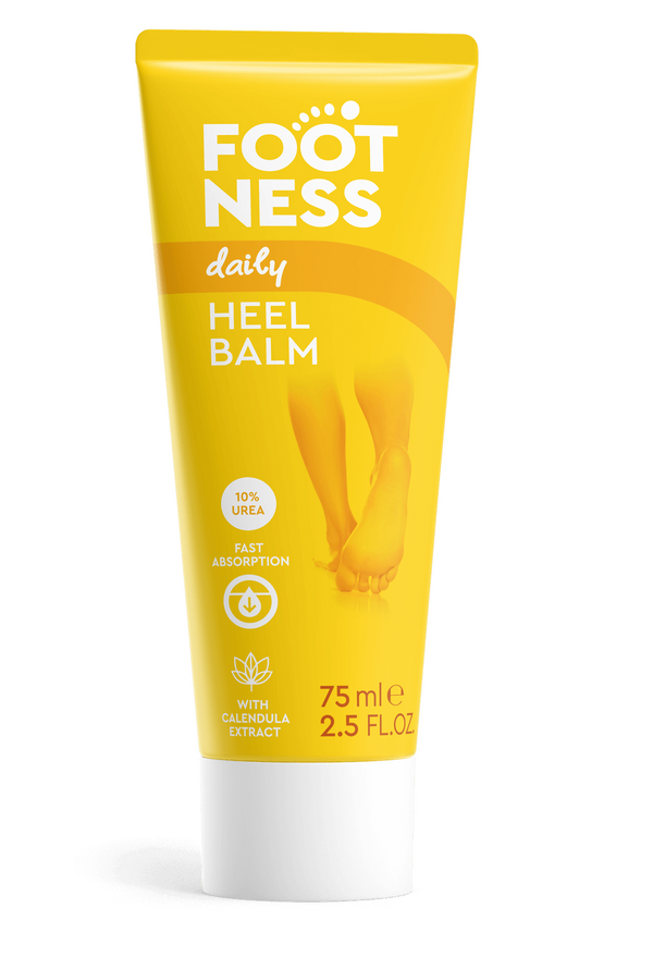 Footness Heel Balm Moisturizing Formula with 10% Urea, Calendula and Allantoin, 75 ml