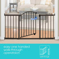 Summer Infant Extra Tall Metal Expansion Safety Gate Bronze Finish