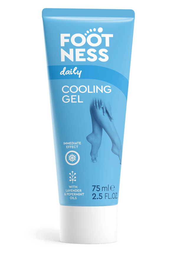 Footness Cooling Gel with Menthol, Peppermint and Lavender Oils, 75 ml