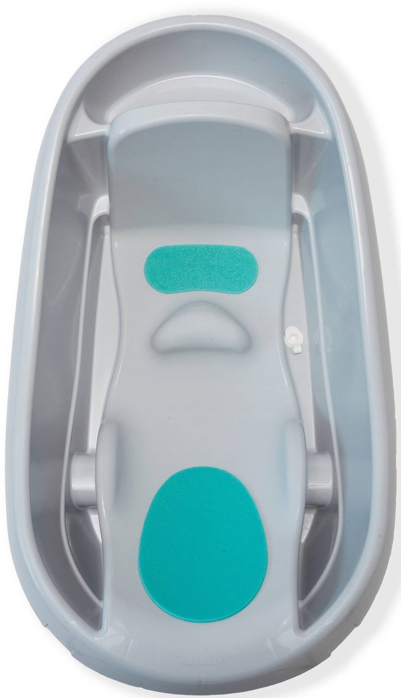 Summer Infant Comfy Clean Deluxe Baby Bath Tub, Blue