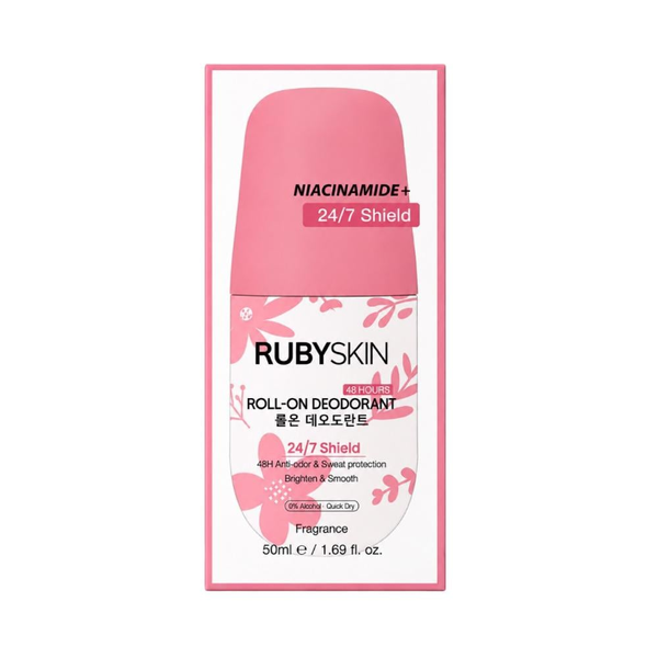Ruby Skin Shield Deodorant Roll-On With Niacinamide