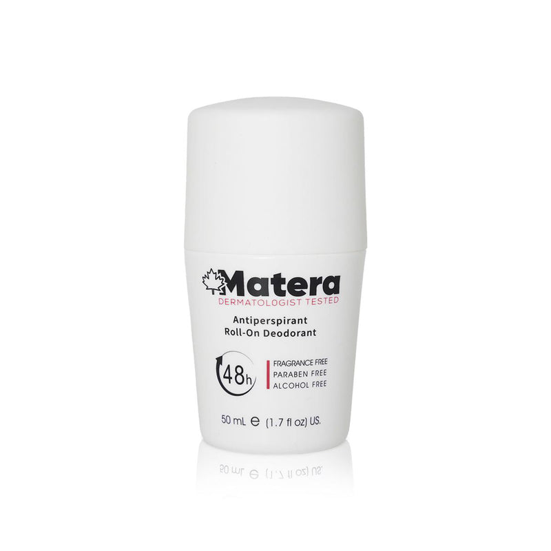 Matera Roll-On Deodorant Clinical Strength Sweat Protection Fragrance-Free