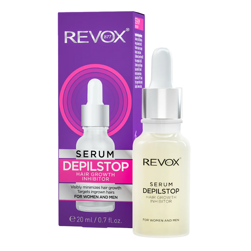 Revox Depilistop Hair Growth Minimizer Serum for Face and Body, 20 ml