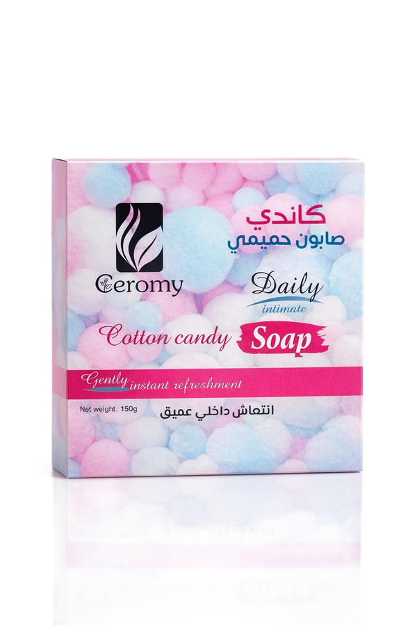 Ceromy Cotton Candy Intimate Soap Bar Refreshing Scent 150 g