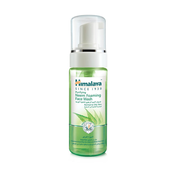 Himalaya Purifying Neem Foaming Face Wash Soap-Free Liquid Cleanser 150 ml