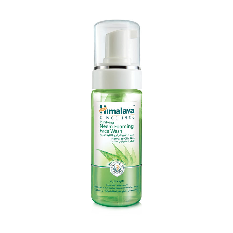 Himalaya Purifying Neem Foaming Face Wash Soap-Free Liquid Cleanser 150 ml