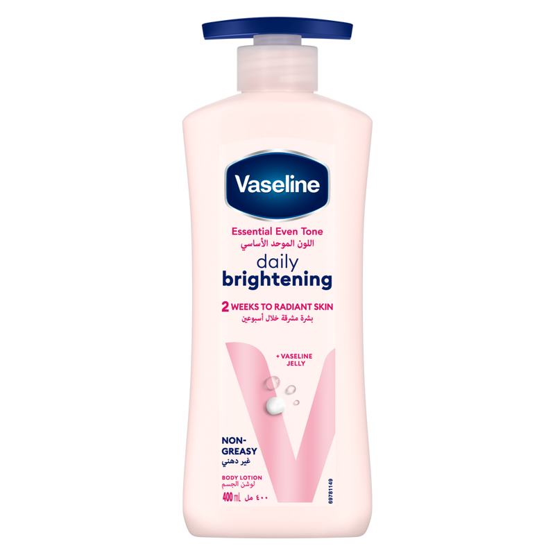 Vaseline Essential Even Tone Body Lotion, Brightening Vitamin B3 Formula, 400ml
