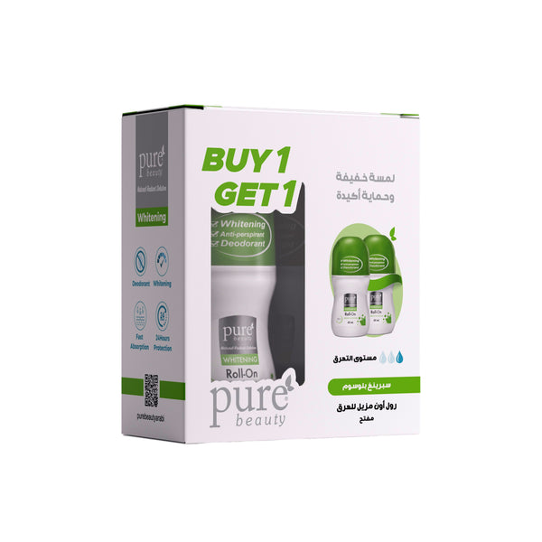 Pure Beauty Roll-On Deodorant Brightening Spring Blossom Twin Pack