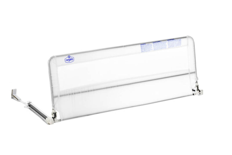 Regalo HideAway Extra Long Bed Rail, White, 54-Inch