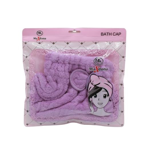 Max Dona Hair Drying Towel Cap, Soft Quick-Drying Ultra-Absorbent Material