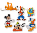 Disney Mickey Glow-in-the-Dark Vinyl Stickers, Reusable Self-Adhesive, 18 Pieces