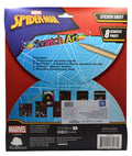 Marvel Spider-Man Scratch Scribble Art Kit, Illustrated, Rainbow and Sparkle Cards, Stickers and Wooden Tool