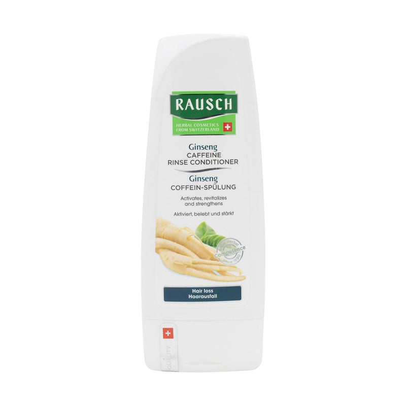 Rausch Ginseng Caffeine Rinse Conditioner Herbal Extracts for Fine Hair