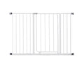 Regalo Easy Open Baby Safety Gate, Walk-Through, White, 29-47 in Width, 30 in Height