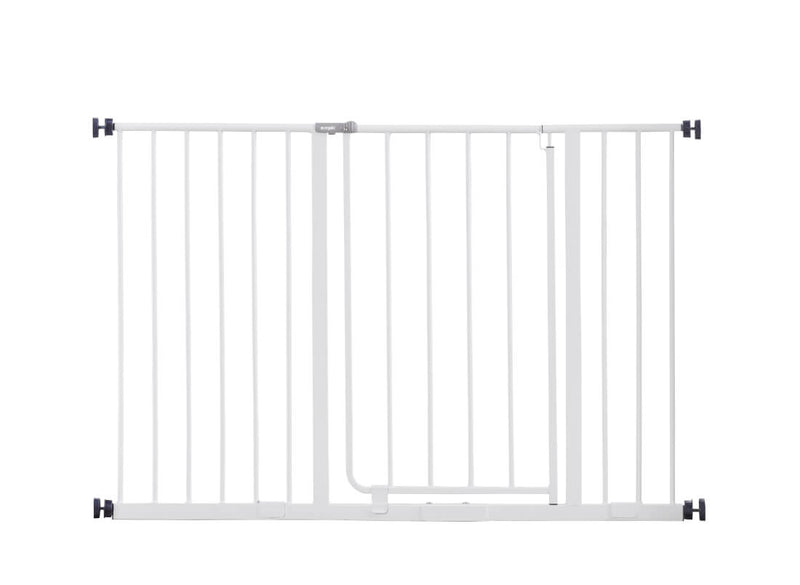Regalo Easy Open Baby Safety Gate, Walk-Through, White, 29-47 in Width, 30 in Height