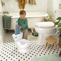 Summer Infant My Size Potty Pro 2-in-1 Training Potty with Flush Sound, Detachable Ring, White, 18-60 Months