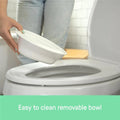 Summer Infant My Size Potty Pro 2-in-1 Training Potty with Flush Sound, Detachable Ring, White, 18-60 Months