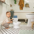 Summer Infant My Size Potty Pro 2-in-1 Training Potty with Flush Sound, Detachable Ring, White, 18-60 Months