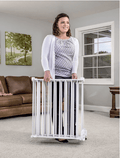 Regalo Super Wide Baby Gate & Play Yard Configurable Steel 8-Panel White Up to 192 Inches