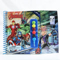 Marvel Avengers Activity Book with Stacking Crayons, 20 Coloring Pages, 30+ Stickers, 6 Crayons
